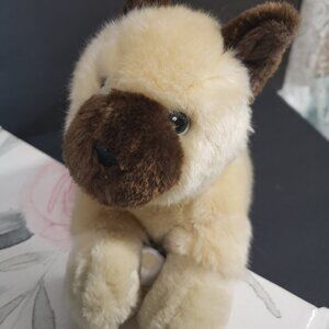 Vintage Animal Alley Toys R Us Siamese Kitten Plush 9" Cat Stuffed Animal